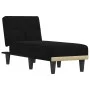 Black fabric daybed sofa by vidaXL, Daybeds - Ref: Foro24-352815, Price: 155,47 €, Discount: %