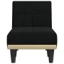 Black fabric daybed sofa by vidaXL, Daybeds - Ref: Foro24-352815, Price: 155,47 €, Discount: %