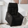 Sillón eléctrico reclinable elevable de tela negro