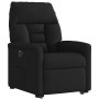 Sillón eléctrico reclinable elevable de tela negro