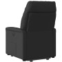 Sillón eléctrico reclinable elevable de tela negro