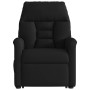 Sillón eléctrico reclinable elevable de tela negro