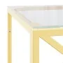 Couchtisch aus Edelstahl und Glas, 110 x 45 x 45 cm von vidaXL, Couchtisch - Ref: Foro24-349962, Preis: 140,95 €, Rabatt: %