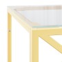 Stainless steel and glass coffee table 110x45x45 cm by vidaXL, Coffee table - Ref: Foro24-349962, Price: 158,50 €, Discount: %