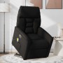 Sillón de masaje eléctrico reclinable elevable tela negro
