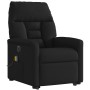 Sillón de masaje eléctrico reclinable elevable tela negro