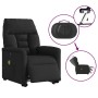 Sillón de masaje eléctrico reclinable elevable tela negro