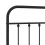 Kopfteil aus schwarzem Metall, 80 cm von vidaXL, Kopf- und Fußteile - Ref: Foro24-352605, Preis: 28,86 €, Rabatt: %