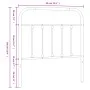 Kopfteil aus schwarzem Metall, 80 cm von vidaXL, Kopf- und Fußteile - Ref: Foro24-352605, Preis: 28,86 €, Rabatt: %