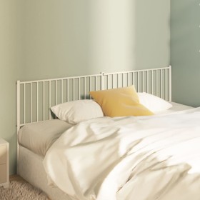 Cabecero de metal blanco 200 cm de vidaXL, Cabeceros y pies de cama - Ref: Foro24-350969, Precio: 41,87 €, Descuento: %