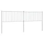 Kopfteil aus weißem Metall, 200 cm von vidaXL, Kopf- und Fußteile - Ref: Foro24-350969, Preis: 41,19 €, Rabatt: %