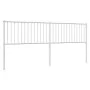 Kopfteil aus weißem Metall, 200 cm von vidaXL, Kopf- und Fußteile - Ref: Foro24-350969, Preis: 41,19 €, Rabatt: %