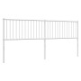 Kopfteil aus weißem Metall, 200 cm von vidaXL, Kopf- und Fußteile - Ref: Foro24-350969, Preis: 41,87 €, Rabatt: %