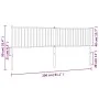 Kopfteil aus weißem Metall, 200 cm von vidaXL, Kopf- und Fußteile - Ref: Foro24-350969, Preis: 41,19 €, Rabatt: %