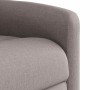 Sillón de masaje eléctrico reclinable elevable tela taupé