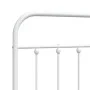 Kopfteil aus weißem Metall, 160 cm von vidaXL, Kopf- und Fußteile - Ref: Foro24-352662, Preis: 46,89 €, Rabatt: %