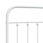 Kopfteil aus weißem Metall, 160 cm von vidaXL, Kopf- und Fußteile - Ref: Foro24-352662, Preis: 47,69 €, Rabatt: %