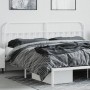 Kopfteil aus weißem Metall, 200 cm von vidaXL, Kopf- und Fußteile - Ref: Foro24-352665, Preis: 47,37 €, Rabatt: %