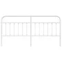 Kopfteil aus weißem Metall, 200 cm von vidaXL, Kopf- und Fußteile - Ref: Foro24-352665, Preis: 46,66 €, Rabatt: %