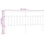 Cabecero de metal blanco 200 cm de vidaXL, Cabeceros y pies de cama - Ref: Foro24-352665, Precio: 46,66 €, Descuento: %
