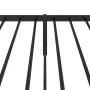 Bettgestell mit schwarzem Metallkopfteil 75x190 cm von vidaXL, Betten und Lattenroste - Ref: Foro24-350854, Preis: 63,31 €, R...