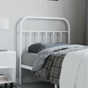 Kopfteil aus weißem Metall, 90 cm von vidaXL, Kopf- und Fußteile - Ref: Foro24-352655, Preis: 33,80 €, Rabatt: %