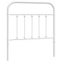 White metal headboard 90 cm by vidaXL, Headboards and footboards - Ref: Foro24-352655, Price: 33,80 €, Discount: %
