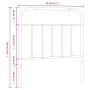 Kopfteil aus weißem Metall, 90 cm von vidaXL, Kopf- und Fußteile - Ref: Foro24-352655, Preis: 33,19 €, Rabatt: %