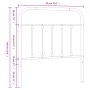 White metal headboard 90 cm by vidaXL, Headboards and footboards - Ref: Foro24-352655, Price: 33,80 €, Discount: %
