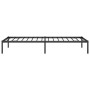 Estructura de cama de metal negro 80x200 cm de vidaXL, Camas y somieres - Ref: Foro24-350837, Precio: 70,48 €, Descuento: %