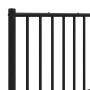Cabecero de metal negro 200 cm de vidaXL, Cabeceros y pies de cama - Ref: Foro24-350902, Precio: 41,88 €, Descuento: %