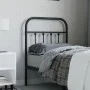 Cabecero de metal negro 75 cm de vidaXL, Cabeceros y pies de cama - Ref: Foro24-352604, Precio: 28,05 €, Descuento: %