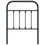 Kopfteil aus schwarzem Metall, 75 cm von vidaXL, Kopf- und Fußteile - Ref: Foro24-352604, Preis: 28,50 €, Rabatt: %