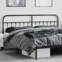 Cabecero de metal negro 193 cm de vidaXL, Cabeceros y pies de cama - Ref: Foro24-352615, Precio: 47,09 €, Descuento: %