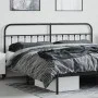 Kopfteil aus schwarzem Metall, 193 cm von vidaXL, Kopf- und Fußteile - Ref: Foro24-352615, Preis: 46,37 €, Rabatt: %