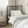 Kopfteil aus schwarzem Metall, 80 cm von vidaXL, Kopf- und Fußteile - Ref: Foro24-350891, Preis: 21,22 €, Rabatt: %