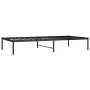 Estructura de cama de metal negro 90x190 cm de vidaXL, Camas y somieres - Ref: Foro24-350838, Precio: 65,30 €, Descuento: %