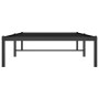 Black metal bed frame 90x190 cm by vidaXL, Beds and slatted bases - Ref: Foro24-350838, Price: 66,74 €, Discount: %