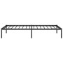 Black metal bed frame 90x190 cm by vidaXL, Beds and slatted bases - Ref: Foro24-350838, Price: 66,74 €, Discount: %