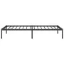 Estructura de cama de metal negro 90x190 cm de vidaXL, Camas y somieres - Ref: Foro24-350838, Precio: 65,30 €, Descuento: %