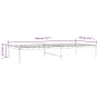 Estructura de cama de metal negro 90x190 cm de vidaXL, Camas y somieres - Ref: Foro24-350838, Precio: 66,65 €, Descuento: %