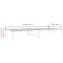 Estructura de cama de metal negro 90x190 cm de vidaXL, Camas y somieres - Ref: Foro24-350838, Precio: 65,30 €, Descuento: %