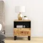 Solid mango wood and plywood nightstand by vidaXL, Nightstands - Ref: Foro24-350648, Price: 74,52 €, Discount: %