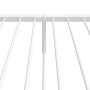Metal bed frame with headboard and footboard white 100x200 cm by vidaXL, Beds and slatted bases - Ref: Foro24-350944, Price: ...