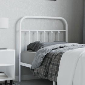 White metal headboard 80 cm by vidaXL, Headboards and footboards - Ref: Foro24-352654, Price: 29,33 €, Discount: %