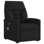 Sillón masaje eléctrico reclinable elevable tela negro