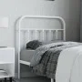 White metal headboard 80 cm by vidaXL, Headboards and footboards - Ref: Foro24-352654, Price: 28,86 €, Discount: %