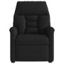 Sillón masaje eléctrico reclinable elevable tela negro