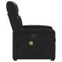 Sillón masaje eléctrico reclinable elevable tela negro