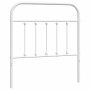 White metal headboard 80 cm by vidaXL, Headboards and footboards - Ref: Foro24-352654, Price: 29,33 €, Discount: %